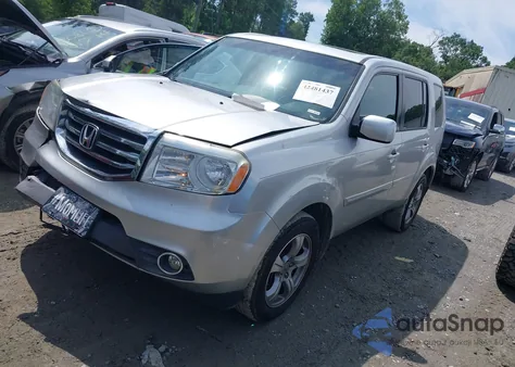 2012 Honda Pilot Ex-L from USA, damaged, VIN 5FNYF3H54CB019160